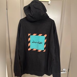 Chocolate Skateboards black hoodie | XL